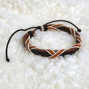 NEW - Handmade Leather Braceler Cuff